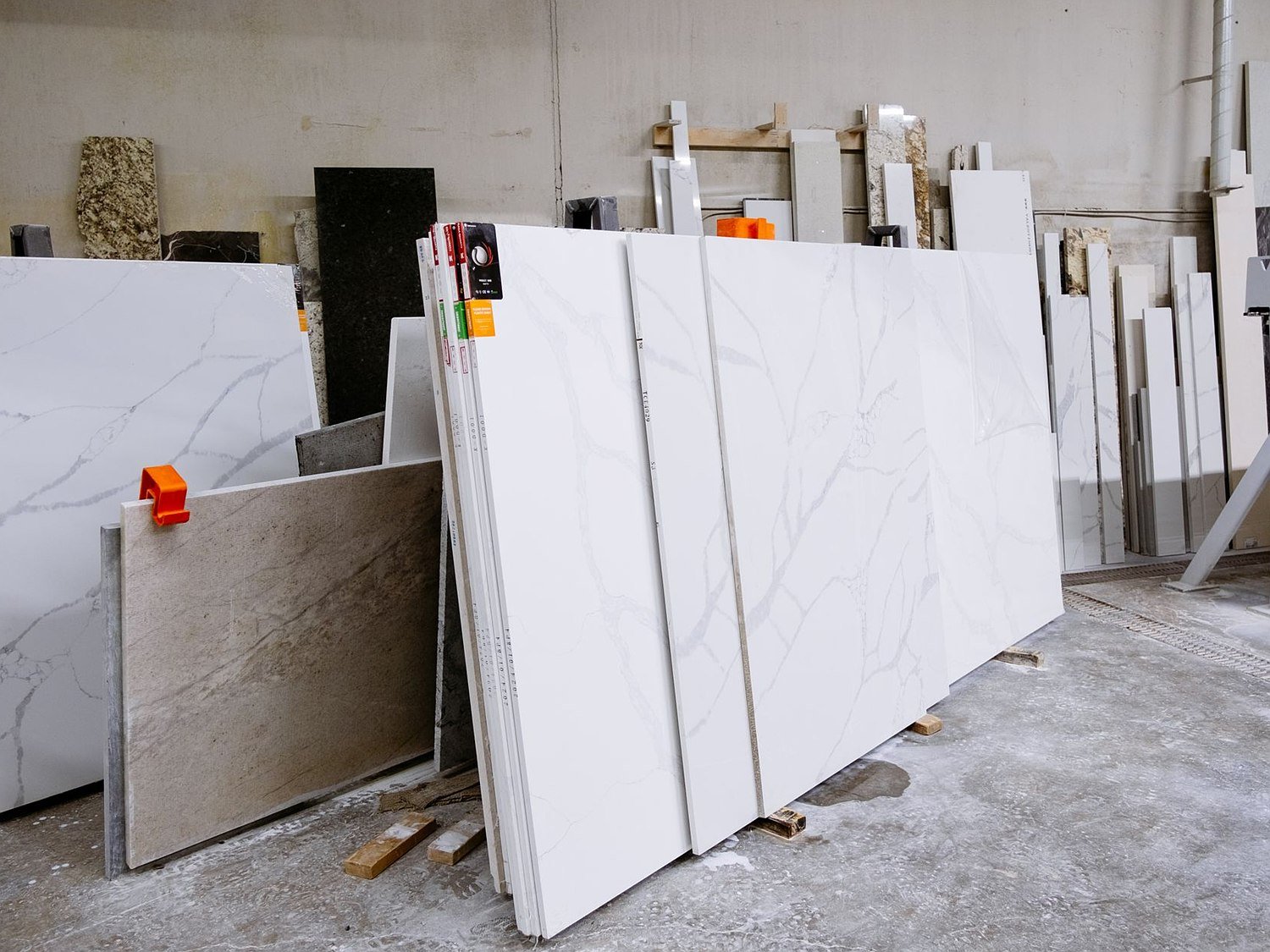 Finished slabs ready for worldwide delivery